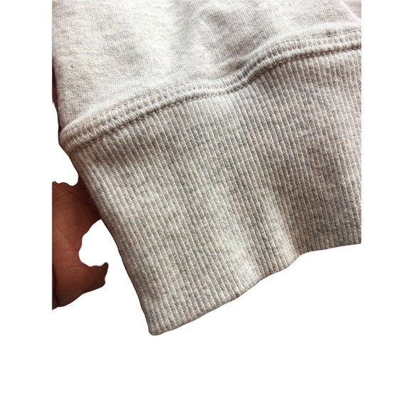 Style and Co. Women Large Grey Animal Sequin Love Hearts Sweater Pullover White - Picture 4 of 7